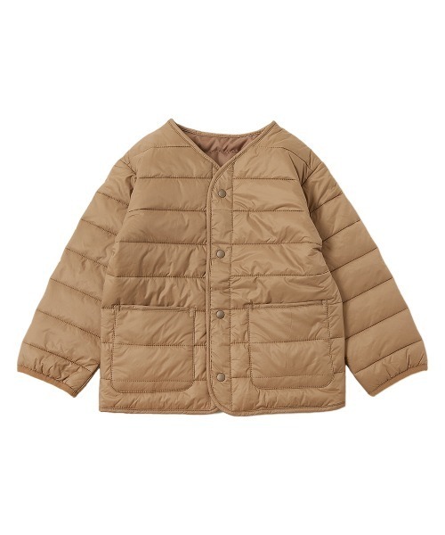 洗える ボタン開き中綿ジャケット【インナーダウン】（ダウン