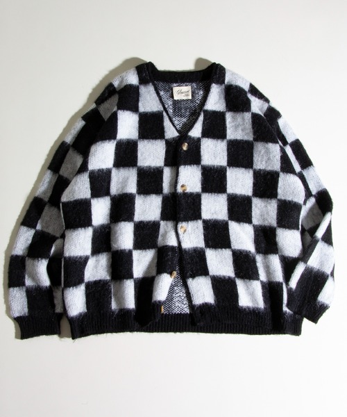 GLOSTER(グロスター)の「【GLOSTER/グロスター】モヘヤミックスカーディガン グラデーション/レオパード/フラッグチェック/アーガイル(カーディガン/ボレロ・メンズ・レッド系その他/パープル系その他/ベージュ系その他/グレー系その他/ブラック系その他/グリーン系その他・S/M/L)」の18枚目の写真