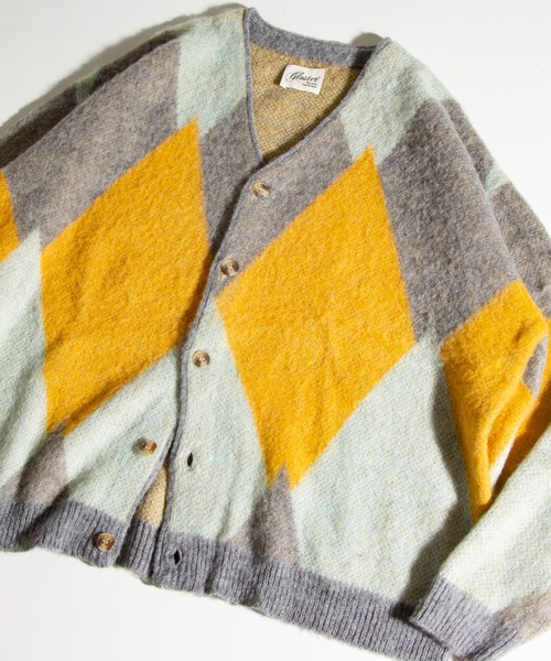 GLOSTER(グロスター)の「【GLOSTER/グロスター】モヘヤミックスカーディガン グラデーション/レオパード/フラッグチェック/アーガイル(カーディガン/ボレロ・メンズ・レッド系その他/パープル系その他/ベージュ系その他/グレー系その他/ブラック系その他/グリーン系その他・S/M/L)」の20枚目の写真