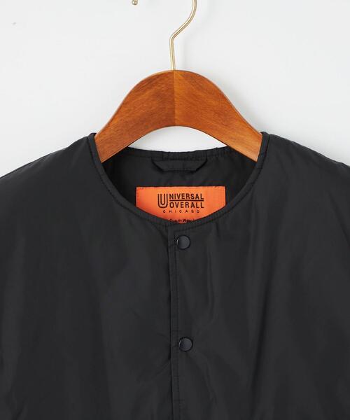 UNIVERSAL OVERALL（ユニバーサルオーバーオール）の「【別注】＜UNIVERSAL OVERALL＞ビッグポケット オーバーベスト 100-130cm（ベスト・キッズ・カーキ/ブラック・S(120-130cm)/XS(100-110cm)）」の6枚目の写真