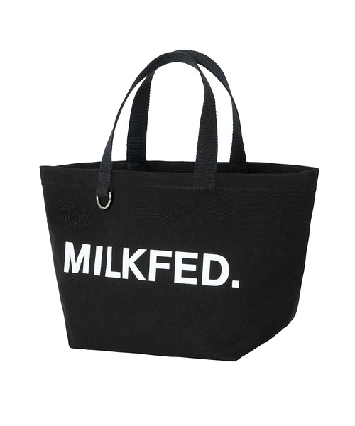 MILKFED.（ミルクフェド）の「MILKFED.  WIDE LUNCH TOTE O（トートバッグ・レディース・ホワイト/ブラック・ONE SIZE）」の2枚目の写真
