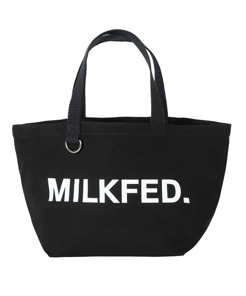 MILKFED.（ミルクフェド）の「MILKFED.  WIDE LUNCH TOTE O（トートバッグ・レディース・ホワイト/ブラック・ONE SIZE）」の9枚目の写真