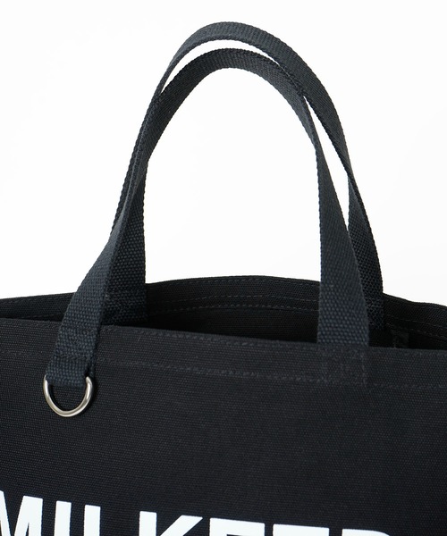 MILKFED.（ミルクフェド）の「MILKFED.  WIDE LUNCH TOTE O（トートバッグ・レディース・ホワイト/ブラック・ONE SIZE）」の13枚目の写真