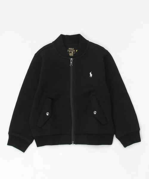 POLO RALPH LAUREN CHILDRENSWEAR(ポロ ラルフ ローレン チルドレンズウェア)の「ダブルニット ベースボール ジャケット(ブルゾン・キッズ・ブラック系1・3/3T)」の3枚目の写真