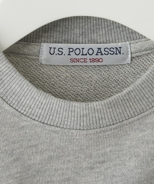 U.S. POLO ASSN.（ユーエスポロアッスン）の「【KIDS】【U.S. POLO ASSN/ユーエスポロアッスン】サガラ刺繍クルーネックスウェット（スウェット・キッズ・ネイビー/グレー・100/140/150/120）」の5枚目の写真