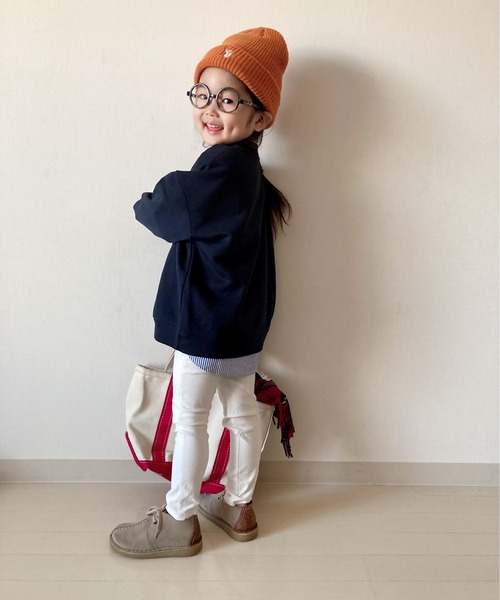 U.S. POLO ASSN.（ユーエスポロアッスン）の「【KIDS】【U.S. POLO ASSN/ユーエスポロアッスン】サガラ刺繍クルーネックスウェット（スウェット・キッズ・ネイビー/グレー・100/140/150/120）」の16枚目の写真