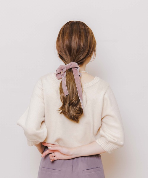 flower（フラワー）の「レディハーフニット（ニット/セーター・レディース・ベージュ/アイボリー・FREE）」の19枚目の写真