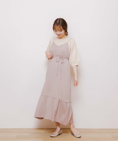 flower（フラワー）の「レディハーフニット（ニット/セーター・レディース・ベージュ/アイボリー・FREE）」の20枚目の写真