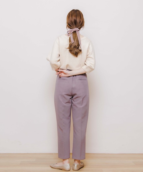 flower（フラワー）の「レディハーフニット（ニット/セーター・レディース・ベージュ/アイボリー・FREE）」の6枚目の写真