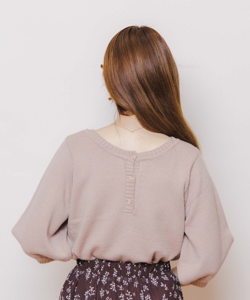 flower（フラワー）の「レディハーフニット（ニット/セーター・レディース・ベージュ/アイボリー・FREE）」の11枚目の写真