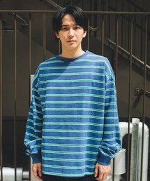 BROKEN BASE（ブロークンベース）の「マルチボーダーロンT（Tシャツ/カットソー・レディース）」