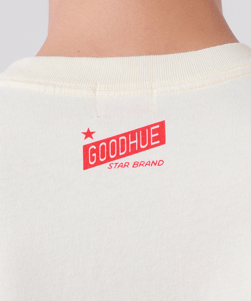 JOURNAL STANDARD(ジャーナルスタンダード)の「【GOODHUE/グッドヒュー×JOURNAL STANDARD】ロゴ Tシャツ(Tシャツ/カットソー・メンズ・グリーン/ホワイト系その他/ホワイト/ネイビー・LARGE/MEDIUM)」の14枚目の写真