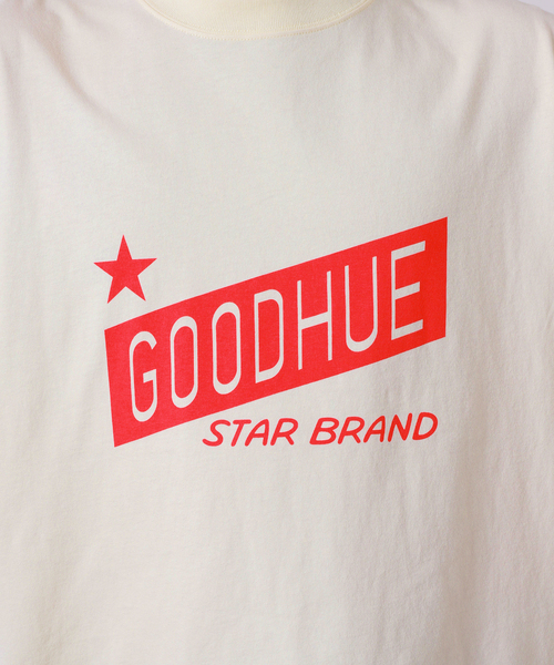 JOURNAL STANDARD(ジャーナルスタンダード)の「【GOODHUE/グッドヒュー×JOURNAL STANDARD】ロゴ Tシャツ(Tシャツ/カットソー・メンズ・グリーン/ホワイト系その他/ホワイト/ネイビー・LARGE/MEDIUM)」の9枚目の写真