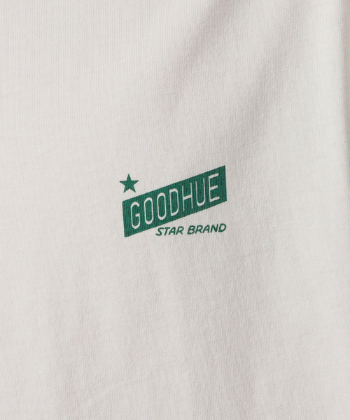 JOURNAL STANDARD(ジャーナルスタンダード)の「【GOODHUE/グッドヒュー×JOURNAL STANDARD】ロゴ Tシャツ(Tシャツ/カットソー・メンズ・グリーン/ホワイト系その他/ホワイト/ネイビー・LARGE/MEDIUM)」の18枚目の写真
