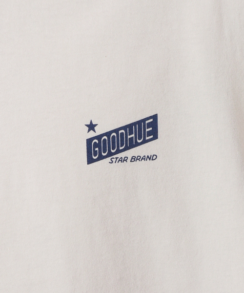 JOURNAL STANDARD(ジャーナルスタンダード)の「【GOODHUE/グッドヒュー×JOURNAL STANDARD】ロゴ Tシャツ(Tシャツ/カットソー・メンズ・グリーン/ホワイト系その他/ホワイト/ネイビー・LARGE/MEDIUM)」の12枚目の写真