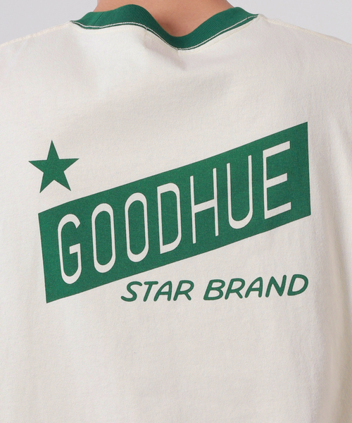JOURNAL STANDARD(ジャーナルスタンダード)の「【GOODHUE/グッドヒュー×JOURNAL STANDARD】ロゴ Tシャツ(Tシャツ/カットソー・メンズ・グリーン/ホワイト系その他/ホワイト/ネイビー・LARGE/MEDIUM)」の15枚目の写真