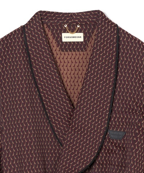 FORSOMEONE(フォーサムワン)の「FORSOMEONE GIO GOWN COAT(その他アウター・メンズ・ブラウン/ブラック・48/46)」の4枚目の写真