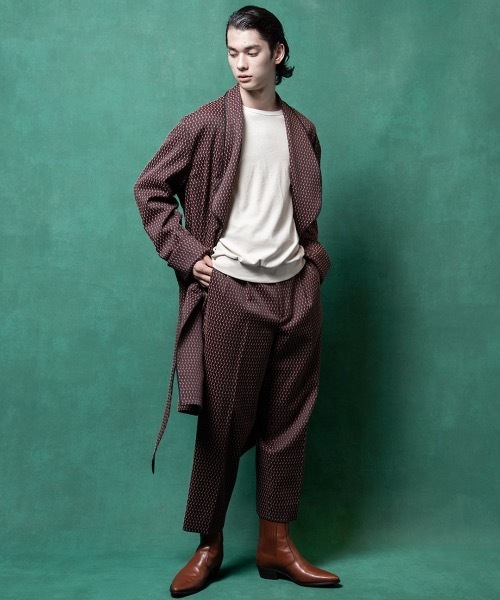 FORSOMEONE(フォーサムワン)の「FORSOMEONE GIO GOWN COAT(その他アウター・メンズ・ブラウン/ブラック・48/46)」の14枚目の写真