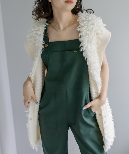 mystic（ミスティック）の「Wrangler ランチャーサロペット（サロペット/オーバーオール・レディース・ブラック/グリーン・S）」の13枚目の写真