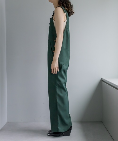 mystic（ミスティック）の「Wrangler ランチャーサロペット（サロペット/オーバーオール・レディース・ブラック/グリーン・S）」の5枚目の写真