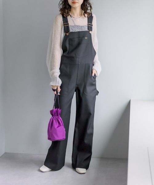 mystic（ミスティック）の「Wrangler ランチャーサロペット（サロペット/オーバーオール・レディース・ブラック/グリーン・S）」の7枚目の写真