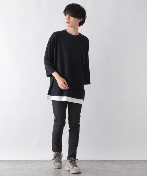 GLOBAL WORK(グローバルワーク)の「クルーネックレイヤー/ミドル/295224(Tシャツ/カットソー・メンズ・ホワイト系その他2/グリーン系その他4/ネイビー・SMALL/MEDIUM/LARGE)」の7枚目の写真