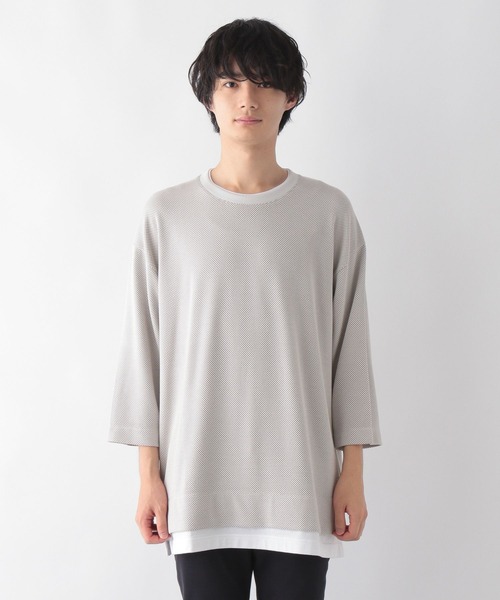 GLOBAL WORK(グローバルワーク)の「クルーネックレイヤー/ミドル/295224(Tシャツ/カットソー・メンズ・ホワイト系その他2/グリーン系その他4/ネイビー・SMALL/MEDIUM/LARGE)」の8枚目の写真