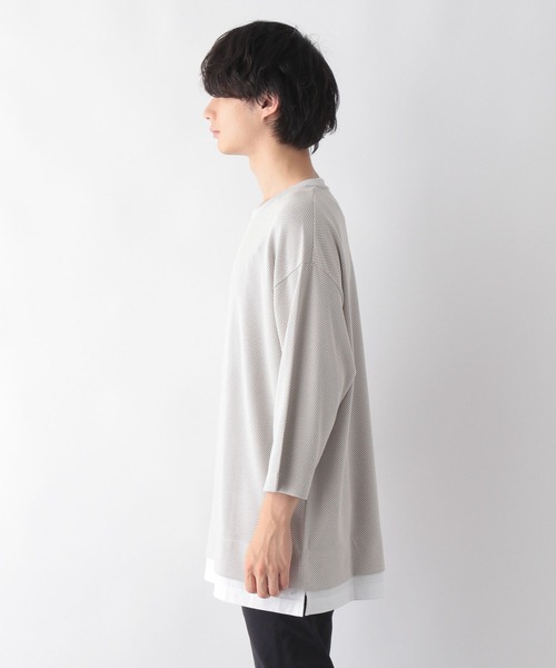 GLOBAL WORK(グローバルワーク)の「クルーネックレイヤー/ミドル/295224(Tシャツ/カットソー・メンズ・ホワイト系その他2/グリーン系その他4/ネイビー・SMALL/MEDIUM/LARGE)」の9枚目の写真