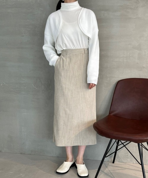 ALAND（エーランド）の「3.3 Field Trip／BOLERO KNITカーディガン　2164227（カーディガン/ボレロ・レディース・ブラック/パープル/レッド/ホワイト・FREE）」の8枚目の写真