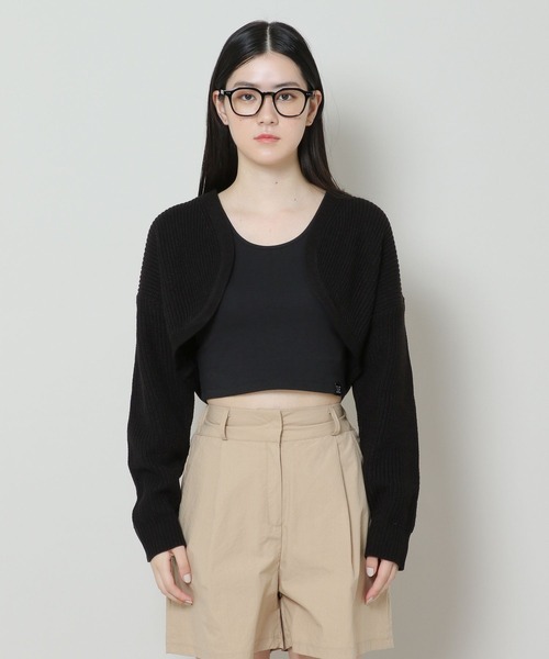 ALAND（エーランド）の「3.3 Field Trip／BOLERO KNITカーディガン　2164227（カーディガン/ボレロ・レディース・ブラック/パープル/レッド/ホワイト・FREE）」の9枚目の写真