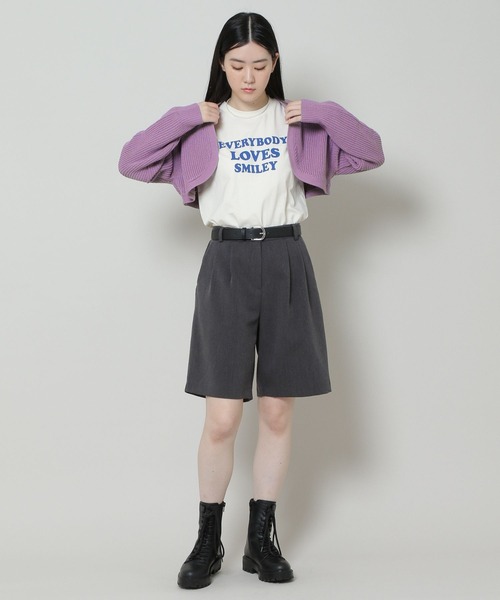 ALAND（エーランド）の「3.3 Field Trip／BOLERO KNITカーディガン　2164227（カーディガン/ボレロ・レディース・ブラック/パープル/レッド/ホワイト・FREE）」の20枚目の写真