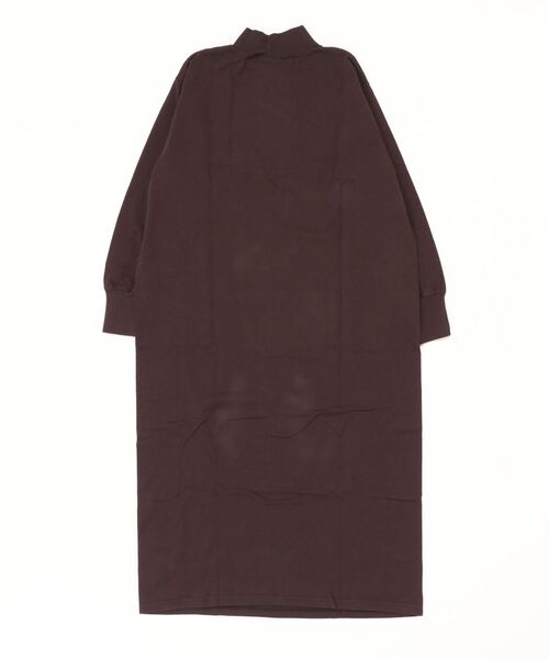 Goodwear(Since1983)(グッドウェア)の「【MADE IN USA】L/S MOCK ONEPIECE LONG SEASON COLOR / ロングスリーブ モックネックワンピース ロング シーズンカラー(ワンピース・レディース・ボルドー/ダークブラウン/ライラック/ライトブラウン/ブラック系その他・MEDIUM)」の6枚目の写真