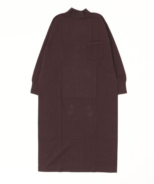 Goodwear(Since1983)(グッドウェア)の「【MADE IN USA】L/S MOCK ONEPIECE LONG SEASON COLOR / ロングスリーブ モックネックワンピース ロング シーズンカラー(ワンピース・レディース・ボルドー/ダークブラウン/ライラック/ライトブラウン/ブラック系その他・MEDIUM)」の10枚目の写真