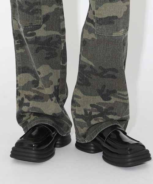 FOLLOWIN(フォロウィン)の「厚底スクエアローファー(ローファー・レディース・ホワイト/ブラック・24cm/25cm/23㎝)」の12枚目の写真