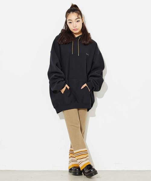 Champion（チャンピオン）の「X-girl × Champion REVERSE WEAVE HOODIE（パーカー・レディース・ブラック/ホワイト/グリーン・S/M）」の12枚目の写真