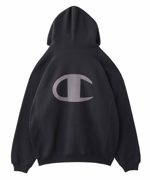 Champion（チャンピオン）の「X-girl × Champion REVERSE WEAVE HOODIE（パーカー・レディース・ブラック/ホワイト/グリーン・S/M）」の20枚目の写真