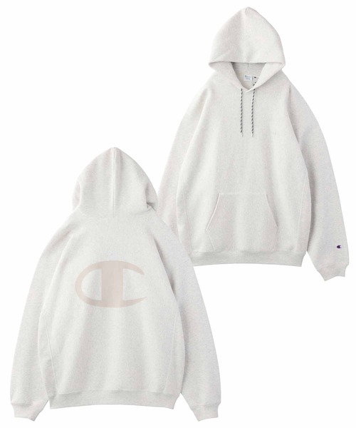 Champion（チャンピオン）の「X-girl × Champion REVERSE WEAVE HOODIE（パーカー・レディース・ブラック/ホワイト/グリーン・S/M）」の6枚目の写真