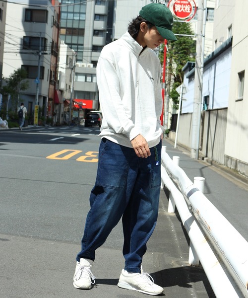 GERRY(ジェリー)の「【GERRY/ジェリー】ロゴ刺繍 TC裏毛 ハーフジップ プルオーバー スウェット(スウェット・メンズ・ホワイト/ダークグリーン/パープル/杢グレー/ホワイト系その他/ダークグレー・LL/M/L)」の16枚目の写真