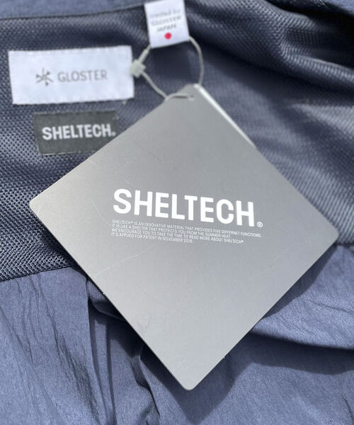 GLOSTER(グロスター)の「【GLOSTER/グロスター】SHELTECH スナップボタンタイプライターシャツ(シャツ/ブラウス・メンズ・オフホワイト/チャコールグレー/ネイビー/ベージュ・M/S/L)」の14枚目の写真