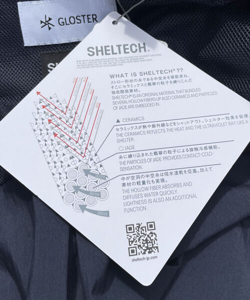 GLOSTER(グロスター)の「【GLOSTER/グロスター】SHELTECH スナップボタンタイプライターシャツ(シャツ/ブラウス・メンズ・オフホワイト/チャコールグレー/ネイビー/ベージュ・M/S/L)」の15枚目の写真