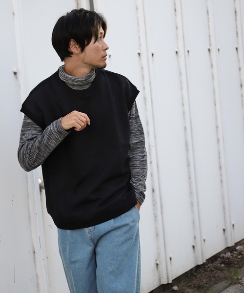 ZIP FIVE(ジップファイブ)の「カチオン染めマイクロフリース タートルネック長袖Tシャツ(Tシャツ/カットソー・メンズ・チャコール/ネイビー/カーキ/ワイン・X-LARGE/LARGE/MEDIUM)」の22枚目の写真