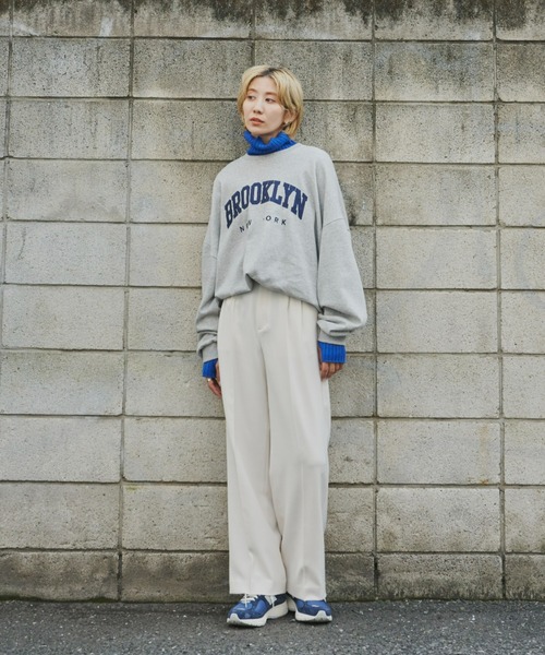 【セール】タックワイドパンツ（スラックス）｜Auntie Rosa Holiday（アンティローザホリデー）