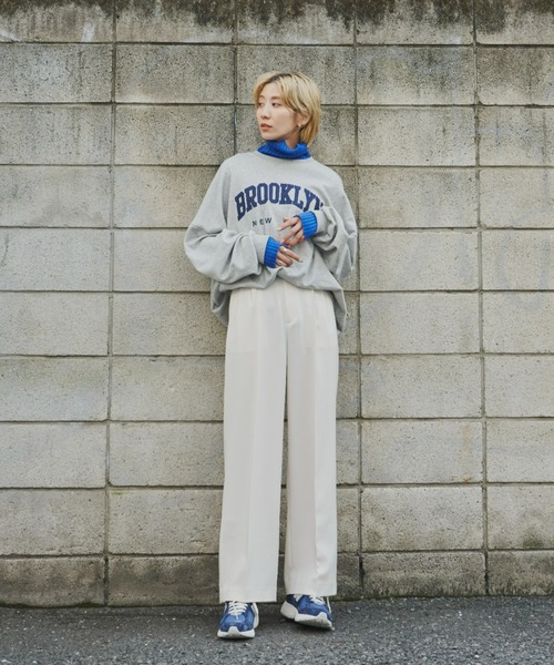 【セール】タックワイドパンツ（スラックス）｜Auntie Rosa Holiday（アンティローザホリデー）