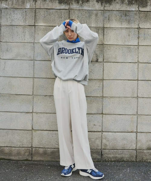 【セール】タックワイドパンツ（スラックス）｜Auntie Rosa Holiday（アンティローザホリデー）