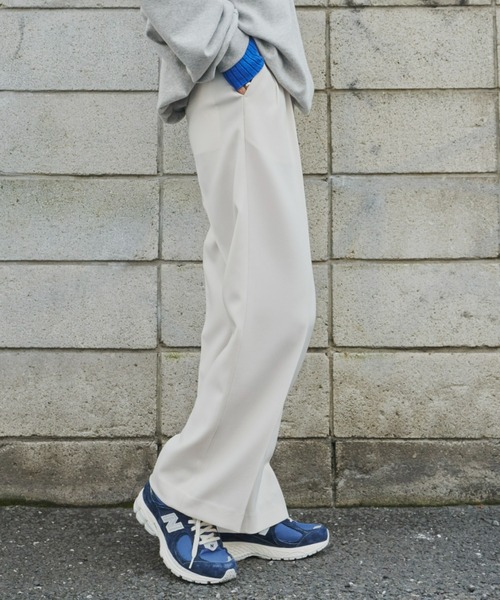 【セール】タックワイドパンツ（スラックス）｜Auntie Rosa Holiday（アンティローザホリデー）