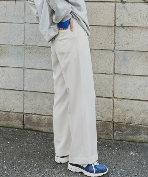 【セール】タックワイドパンツ（スラックス）｜Auntie Rosa Holiday（アンティローザホリデー）