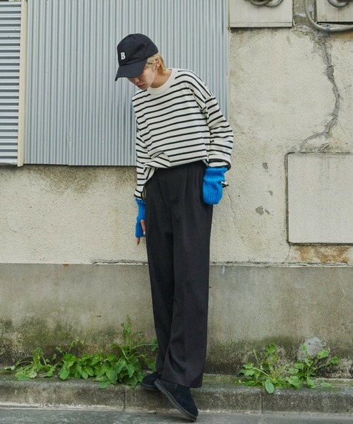 【セール】タックワイドパンツ（スラックス）｜Auntie Rosa Holiday（アンティローザホリデー）