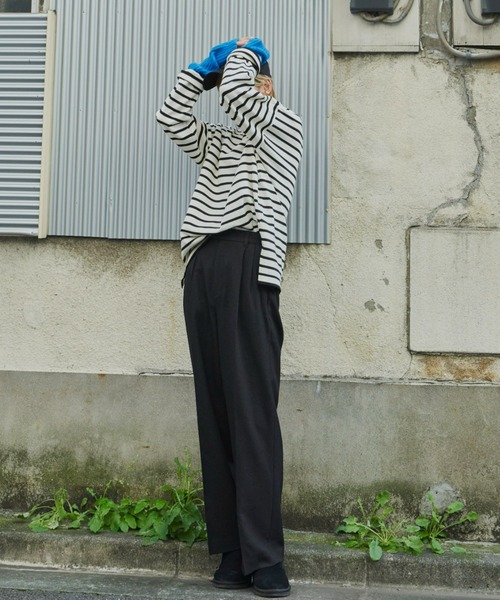 【セール】タックワイドパンツ（スラックス）｜Auntie Rosa Holiday（アンティローザホリデー）