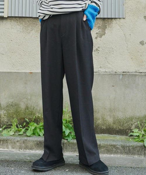 【セール】タックワイドパンツ（スラックス）｜Auntie Rosa Holiday（アンティローザホリデー）