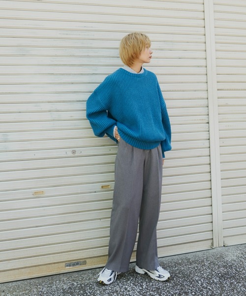 【セール】タックワイドパンツ（スラックス）｜Auntie Rosa Holiday（アンティローザホリデー）